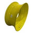 15"W x 38"D, John Deere Yellow 8-Hole Formed Plate , -2.81" Offset