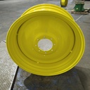 15"W x 38"D, John Deere Yellow 8-Hole Formed Plate , -2.81" Offset