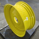 15"W x 38"D, John Deere Yellow 8-Hole Formed Plate , -2.81" Offset