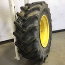 480/70R30 Continental HC70 R-1W on John Deere Yellow 8-Hole Rim with Clamp/U-Clamp (groups of 2 bolts) 75%
