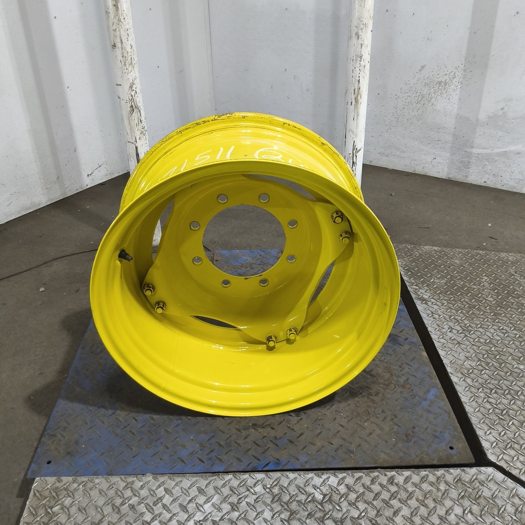12"W x 24"D, John Deere Yellow 8-Hole Stub Disc (groups of 2 bolts) , -1.88" Offset