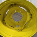 8-Hole Stub Disc Center for 24" Rim, John Deere Yellow