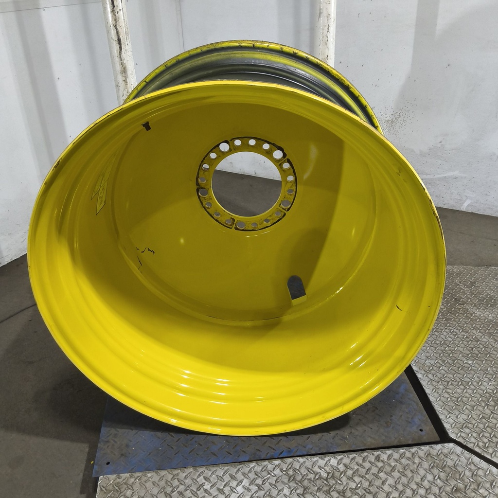 23"W x 38"D, John Deere Yellow 20-Hole Dolly Dual , -16.31" Offset