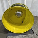 23"W x 38"D, John Deere Yellow 20-Hole Dolly Dual , -16.31" Offset