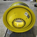 23"W x 38"D, John Deere Yellow 20-Hole Dolly Dual , -16.38" Offset