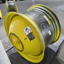 23"W x 38"D, John Deere Yellow 20-Hole Dolly Dual , -16.38" Offset