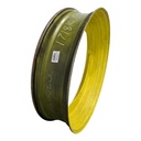 10"W x 42"D, John Deere Yellow 12-Hole Stub Disc , 1.38" Offset