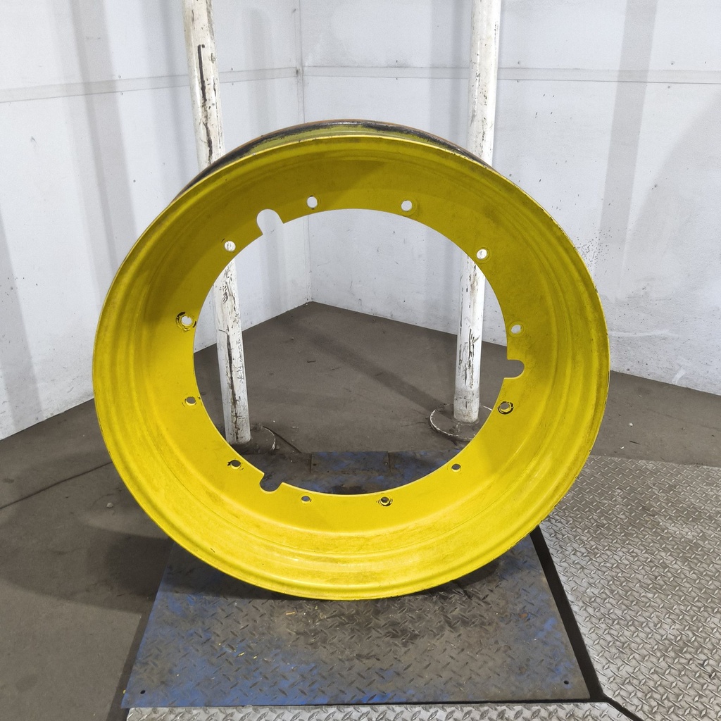 10"W x 42"D, John Deere Yellow 12-Hole Stub Disc , 1.38" Offset
