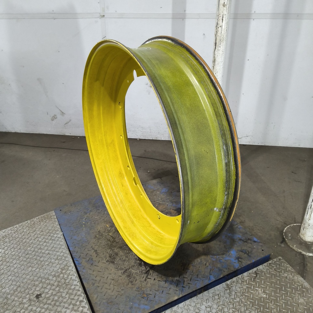 10"W x 42"D, John Deere Yellow 12-Hole Stub Disc , 1.38" Offset