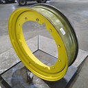 10"W x 42"D, John Deere Yellow 12-Hole Stub Disc , 1.38" Offset