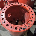 12 to 16-Hole 22"L FWD Spacer, Fendt/Agco Red