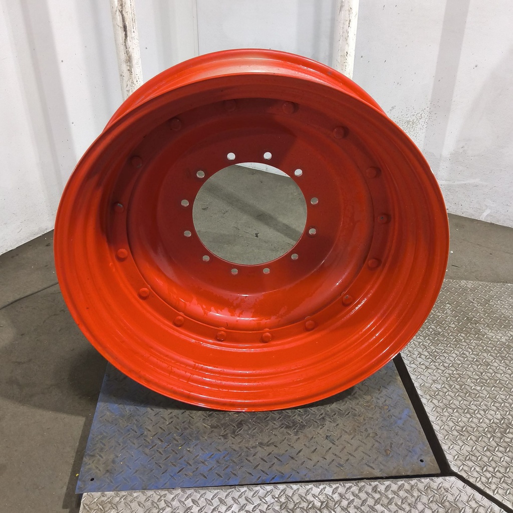 11"W x 38"D, Fendt/Agco Red 16-Hole Stub Disc , 1.88" Offset
