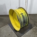 15"W x 34"D, John Deere Yellow 12-Hole Waffle Wheel (Groups of 3 bolts)