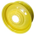16"W x 42"D, John Deere Yellow 10-Hole Formed Plate , -6.88" Offset