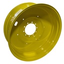 16"W x 42"D, John Deere Yellow 10-Hole Formed Plate , -6.88" Offset