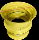 15"W x 34"D, John Deere Yellow 12-Hole Waffle Wheel (Groups of 3 bolts)