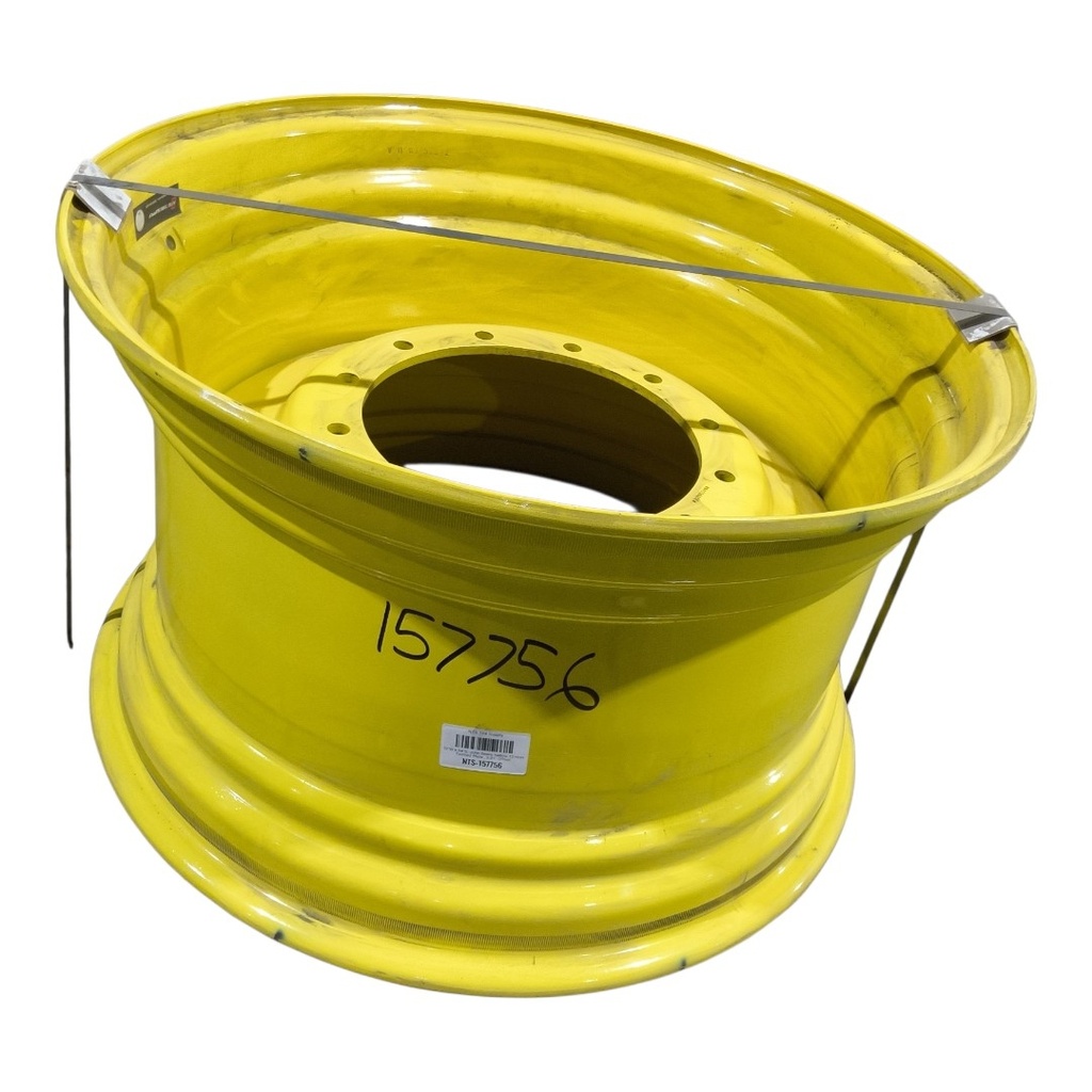 20"W x 34"D, John Deere Yellow 12-Hole Formed Plate , 2.31" Offset