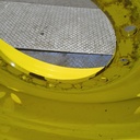 18"W x 38"D, John Deere Yellow 12-Hole Formed Plate Sprayer , -3.3" Offset