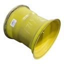 16"W x 16.1"D, John Deere Yellow 8-Hole Formed Plate , -0.88" Offset