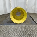 16"W x 16.1"D, John Deere Yellow 8-Hole Formed Plate , -0.88" Offset