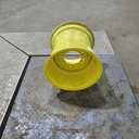 16"W x 16.1"D, John Deere Yellow 8-Hole Formed Plate , -0.88" Offset