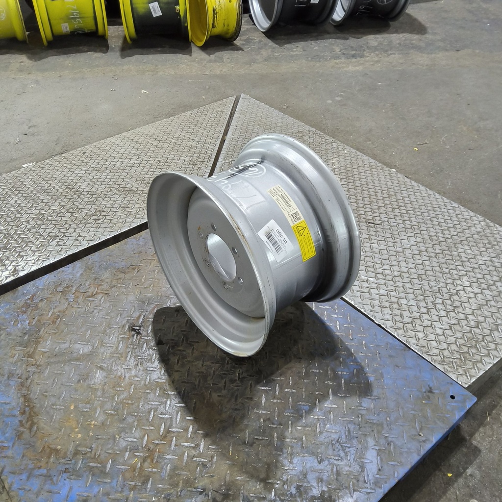 9.75"W x 16.5"D, Case IH Silver Mist 6-Hole Formed Plate , -3.31" Offset