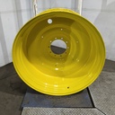 20"W x 46"D, John Deere Yellow 10-Hole Formed Plate , -9.38" Offset