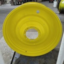 20"W x 46"D, John Deere Yellow 10-Hole Formed Plate , -9.38" Offset