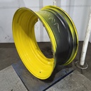 20"W x 46"D, John Deere Yellow 12-Hole Stub Disc , -3.5" Offset