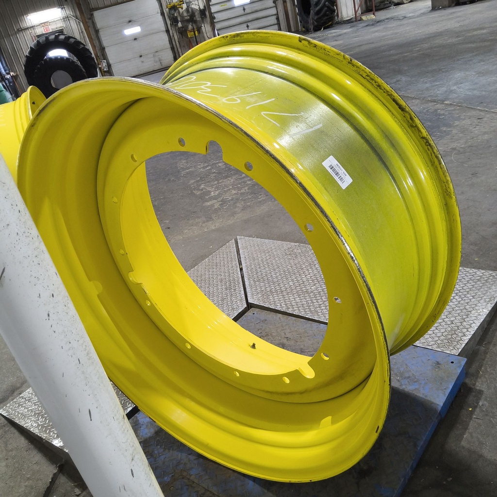 20"W x 46"D, John Deere Yellow 12-Hole Stub Disc , -3.5" Offset