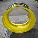 15"W x 34"D, John Deere Yellow 12-Hole Waffle Wheel (Groups of 3 bolts)