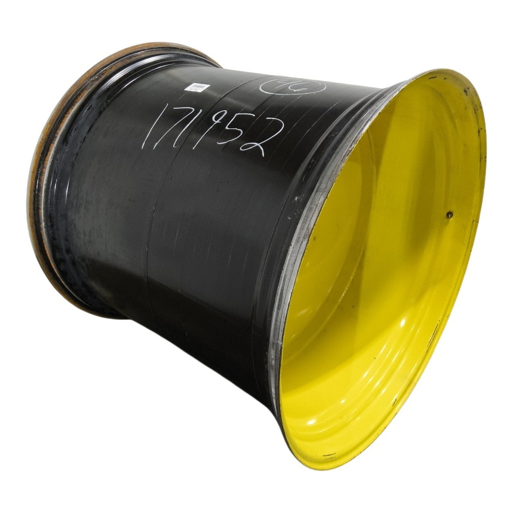 44"W x 46"D, John Deere Yellow 10-Hole Formed Plate , -1.88" Offset