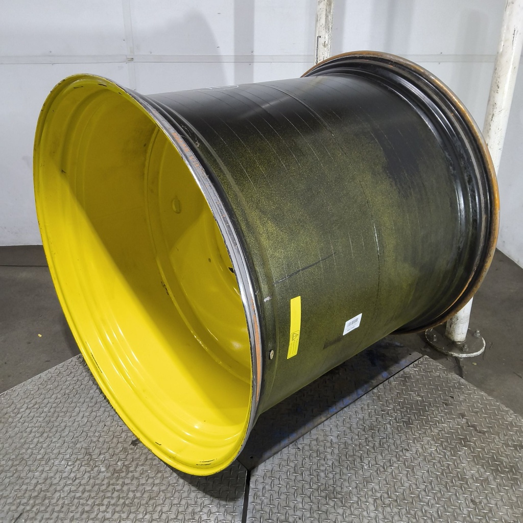 44"W x 46"D, John Deere Yellow 10-Hole Formed Plate , -1.88" Offset