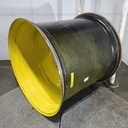 44"W x 46"D, John Deere Yellow 10-Hole Formed Plate , -1.88" Offset