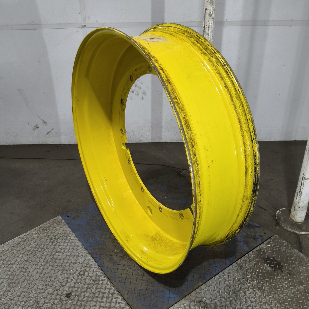 12"W x 46"D, John Deere Yellow 12-Hole Stub Disc , -3.62" Offset