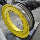 12"W x 46"D, John Deere Yellow 12-Hole Stub Disc , -4.25" Offset