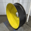 13"W x 46"D, John Deere Yellow 10-Hole Formed Plate , -9.25" Offset