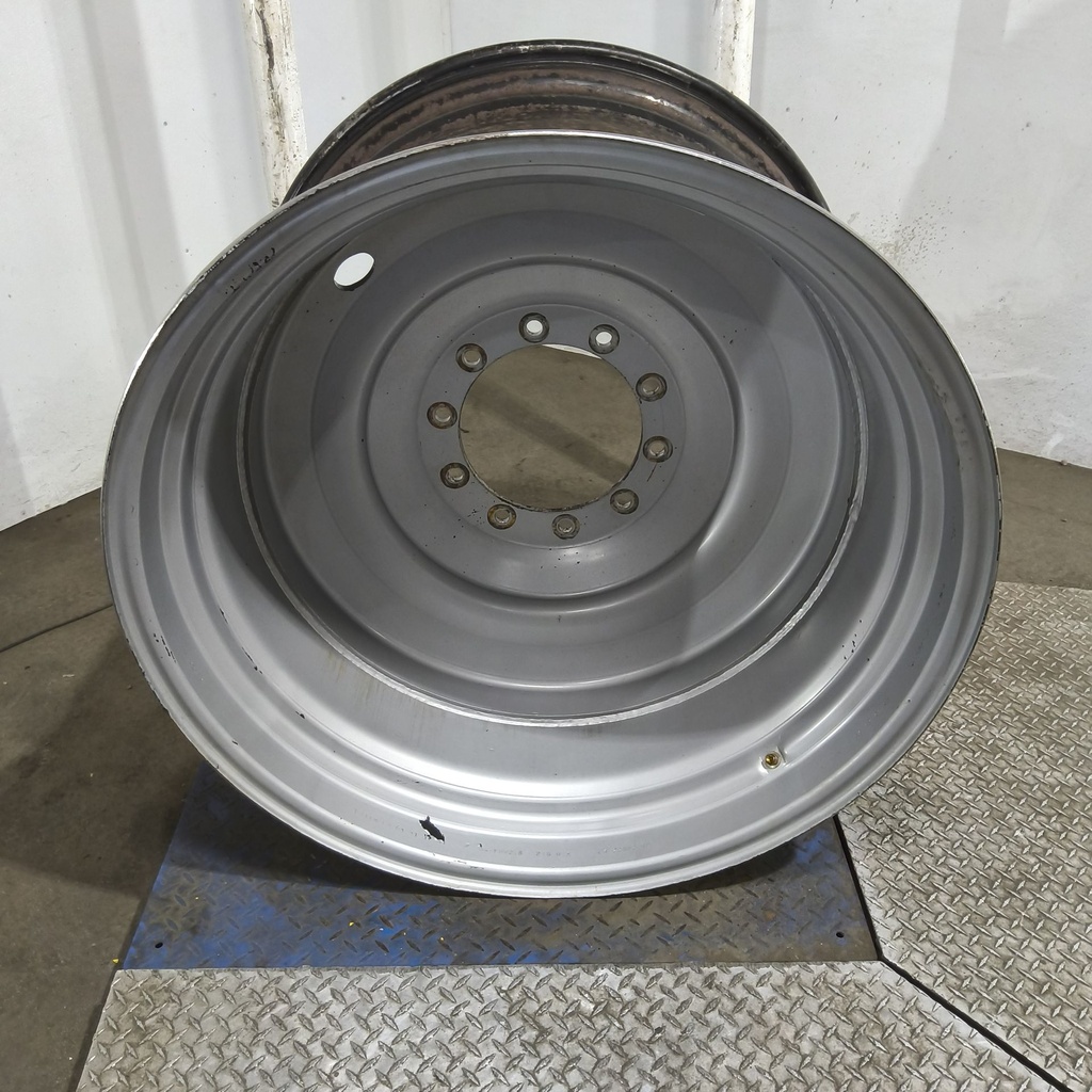 27"W x 38"D, Case IH Silver Mist 10-Hole Formed Plate , -4.38" Offset