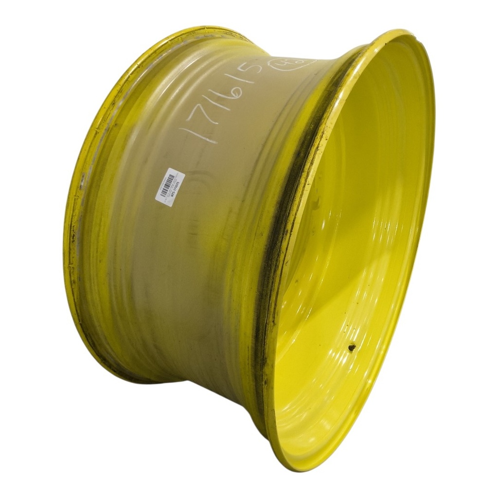 20"W x 42"D, John Deere Yellow 12-Hole Stub Disc , -3.75" Offset