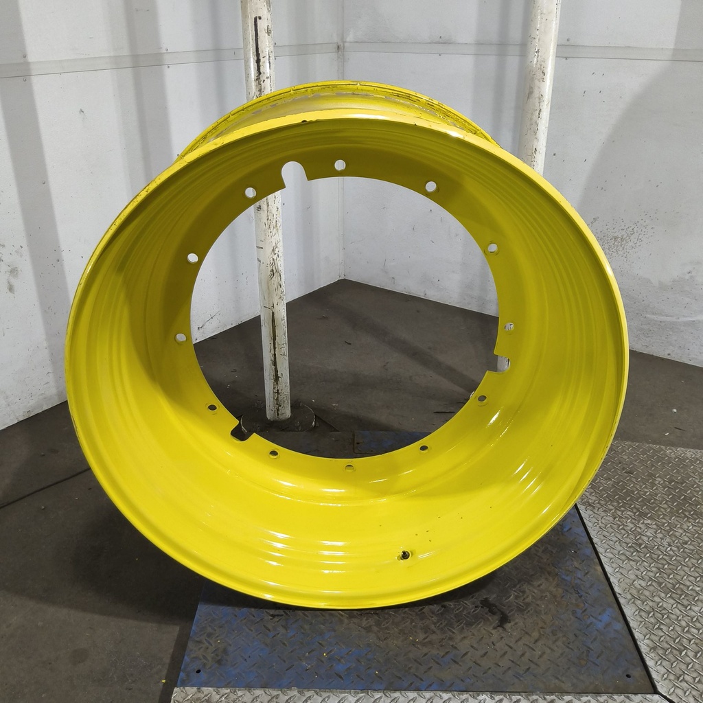 20"W x 42"D, John Deere Yellow 12-Hole Stub Disc , -3.75" Offset
