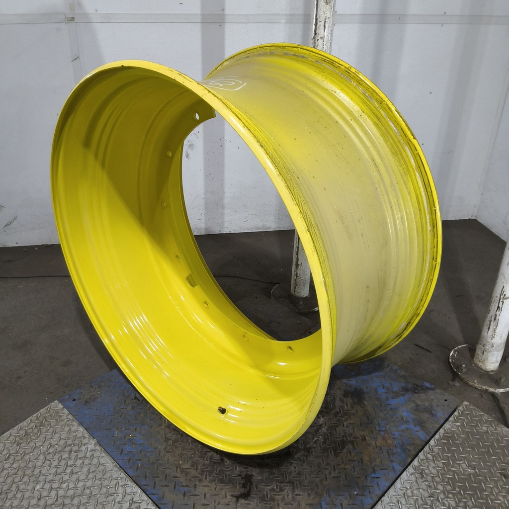 20"W x 42"D, John Deere Yellow 12-Hole Stub Disc , -3.75" Offset