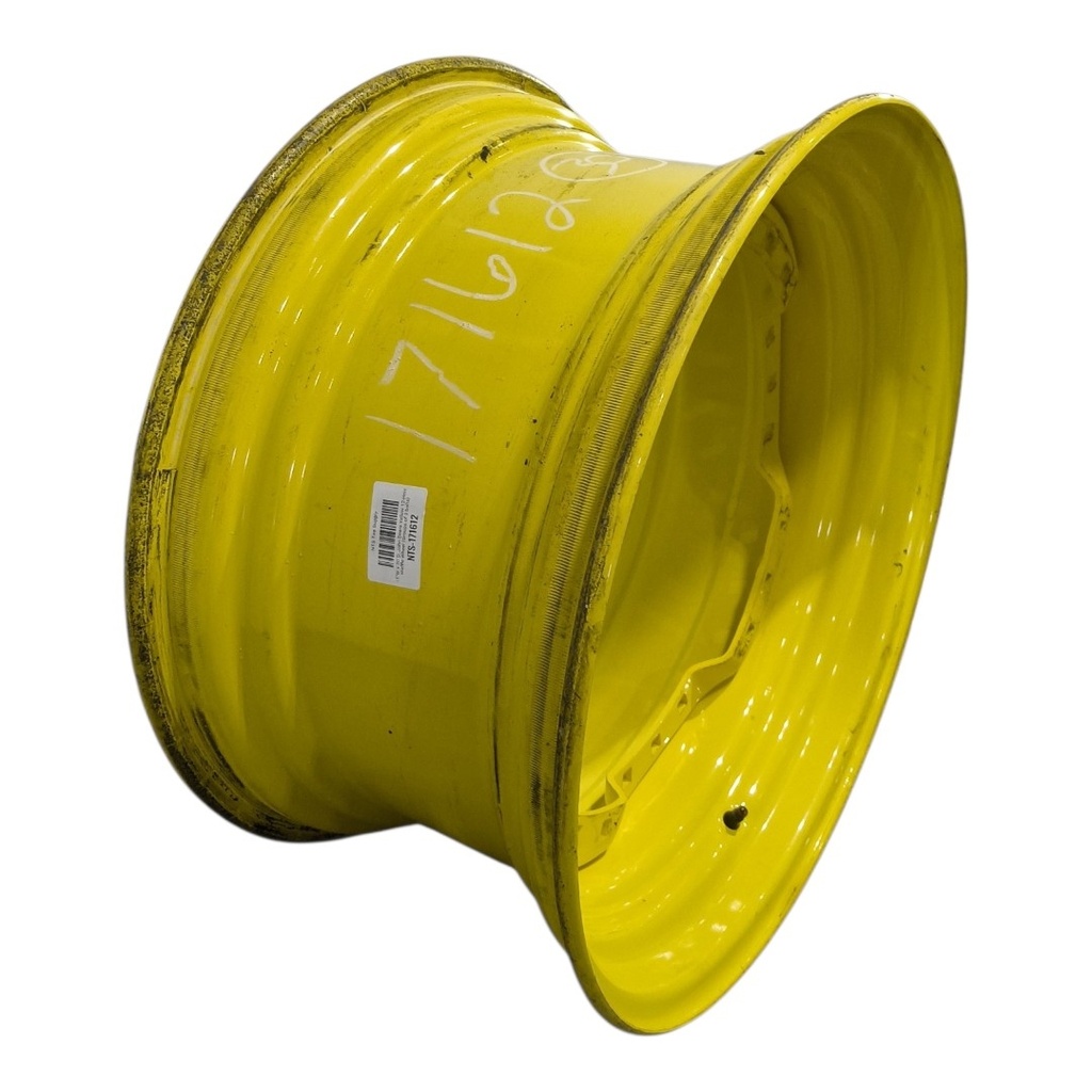 15"W x 30"D, John Deere Yellow 12-Hole Waffle Wheel (Groups of 3 bolts)