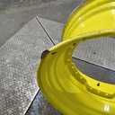 15"W x 30"D, John Deere Yellow 12-Hole Waffle Wheel (Groups of 3 bolts)