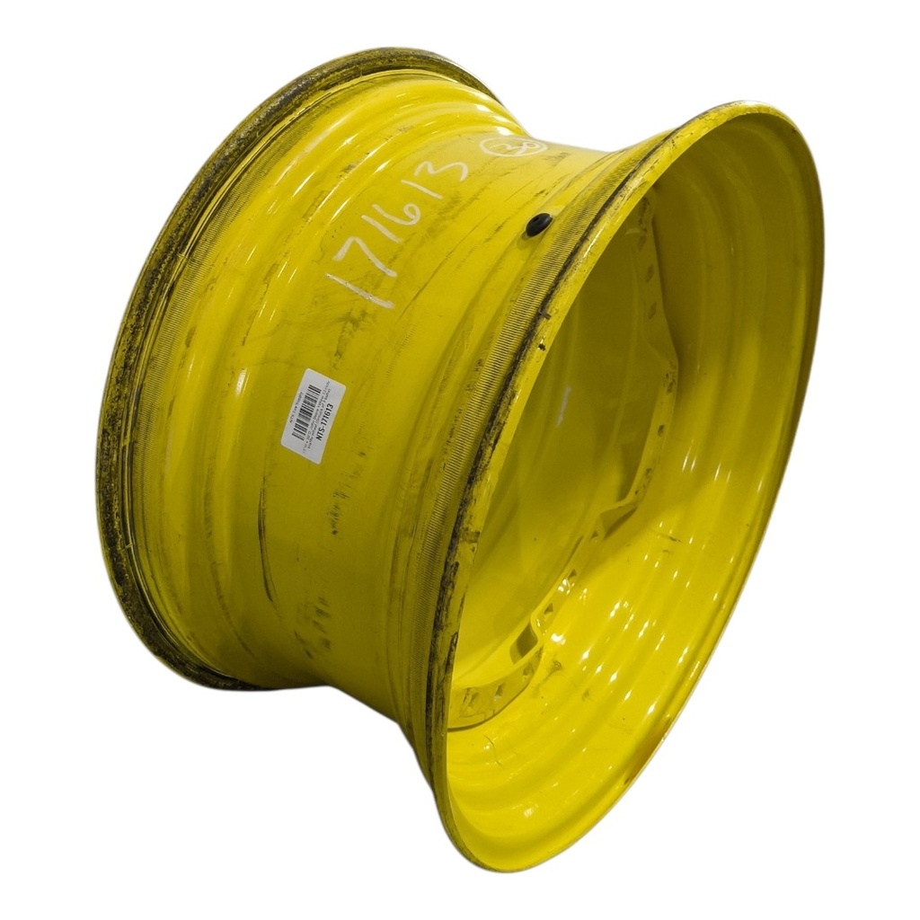 15"W x 30"D, John Deere Yellow 12-Hole Waffle Wheel (Groups of 3 bolts)