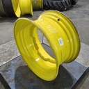 15"W x 30"D, John Deere Yellow 12-Hole Waffle Wheel (Groups of 3 bolts)
