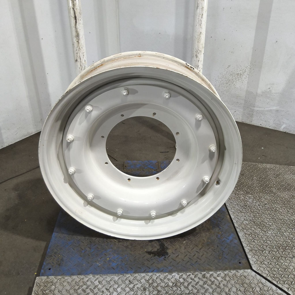 10"W x 34"D, Ford / New Holland White 12-Hole Stub Disc , 1.38" Offset