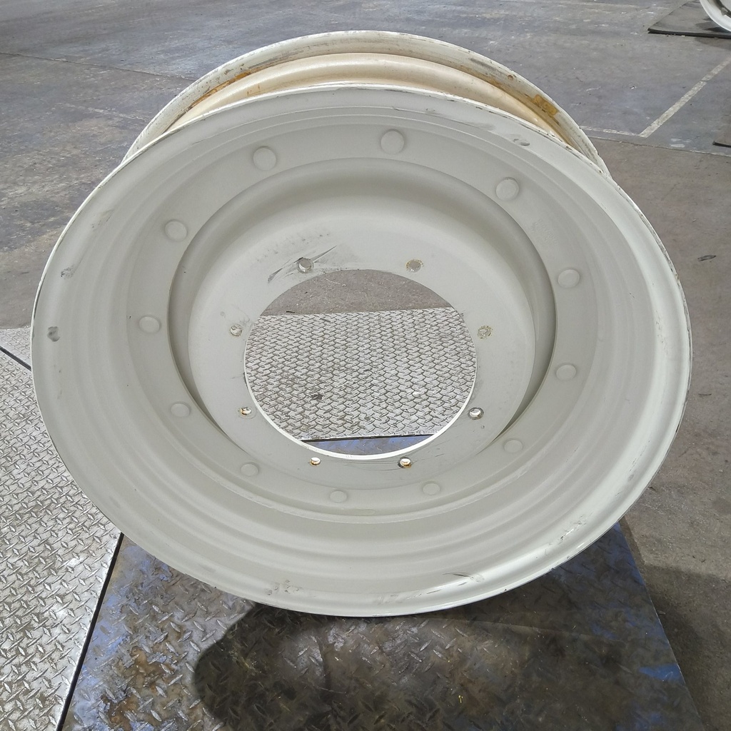 10"W x 34"D, Ford / New Holland White 12-Hole Stub Disc , 1.38" Offset