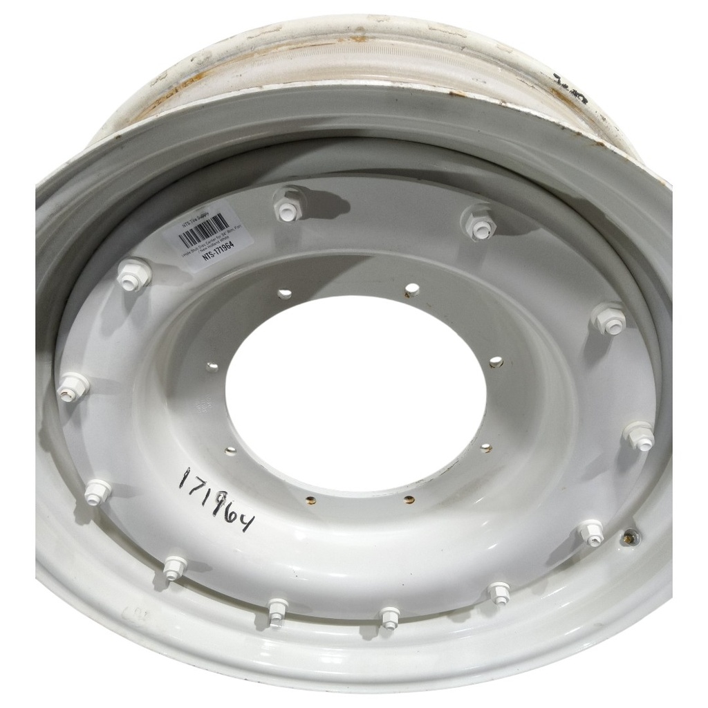 8-Hole Stub Disc Center for 34" Rim, Ford / New Holland White