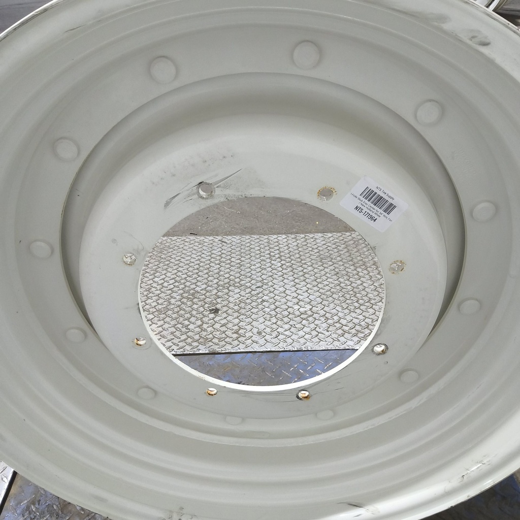 8-Hole Stub Disc Center for 34" Rim, Ford / New Holland White