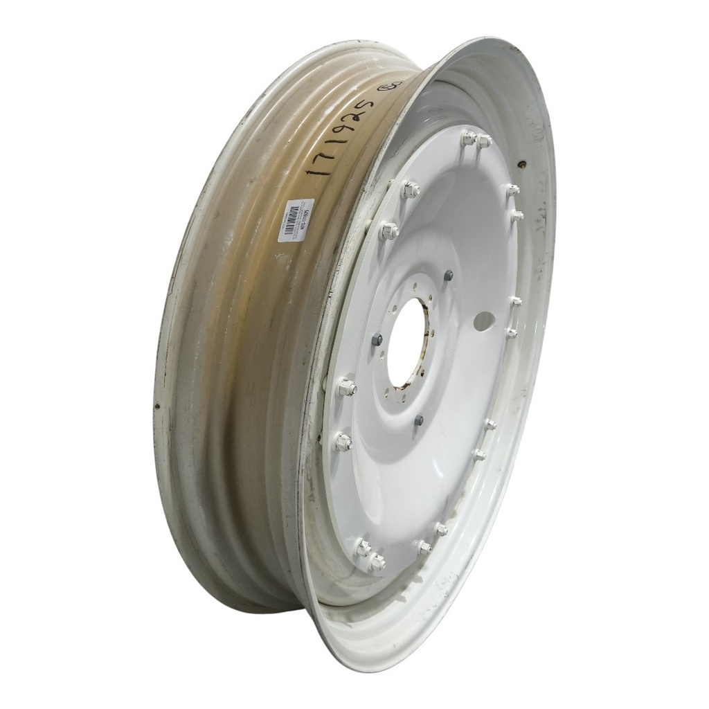 10"W x 50"D, Ford / New Holland White 16-Hole Stub Disc (groups of 2 bolts) , 1.75" Offset